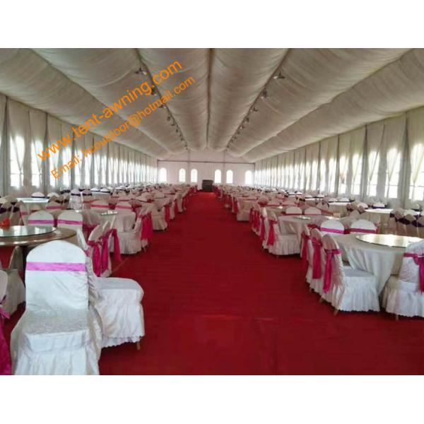 1000 People Capacity Wedding Ceremony Tent Made of Extruded Aluminum Event Marquee