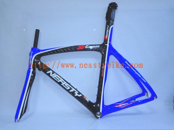 RB-NT18 (Blue) parts bicycle carbon fibre frame for road bicycles ,78cm road