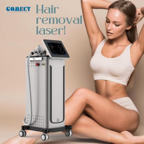 755 808 940 1064nm Diode Laser Hair Removal Device 4 Wavelength with 12*24mm/12*28mm Spot Size