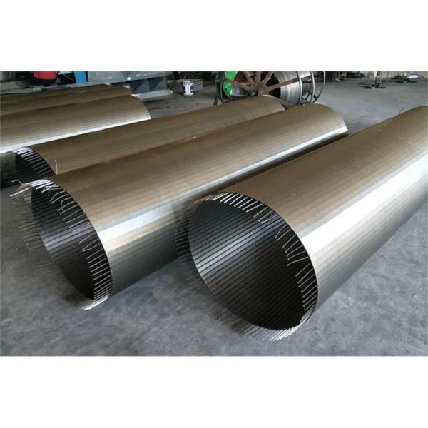 Wire Wrapped Johnson Well Screens SS304 375mm Diameter 2.95m Length