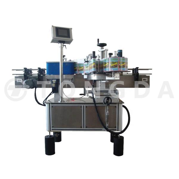 Ordinary Whiskey Round Bottle Sticker Labeling Machine For Beverage Factory / Home