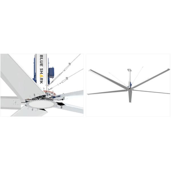 Large Industrial Fans For Workshop Large HVLS Fans With Anti-Collision Blades
