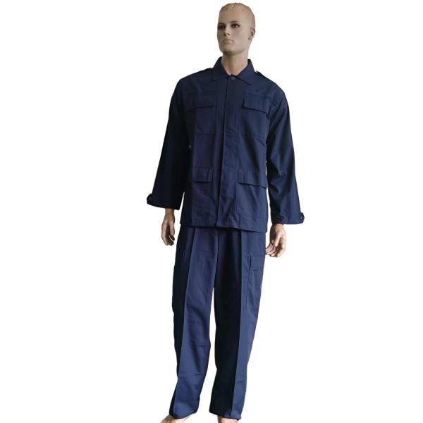 Classic Style BDU Military Uniform In Navy Blue Military Outfit For Men