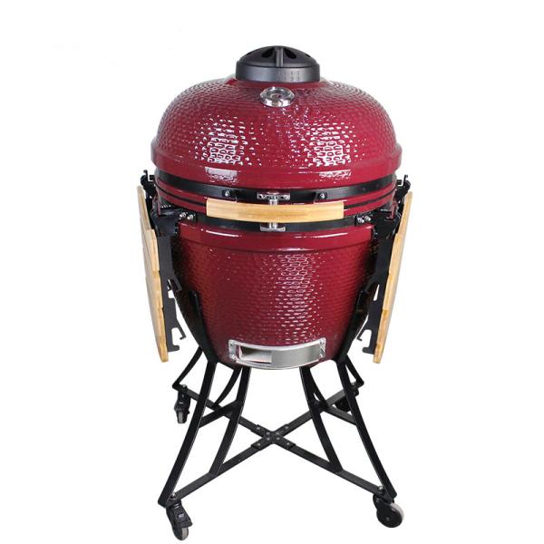 Custom 24 Inch Kamado BBQ Grill Outdoor Ceramic Charcoal Cooker for Perfect Barbecuing