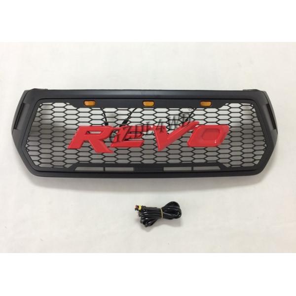 Hilux 2018 Grille TRD Style Front Grill Guard With Fog Lights Cover For Toyota Rocco