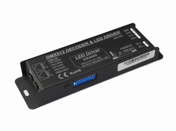 Quality 3 Channel Constant Current LED DMX512 Decoder With Dipswitch Addressing for sale
