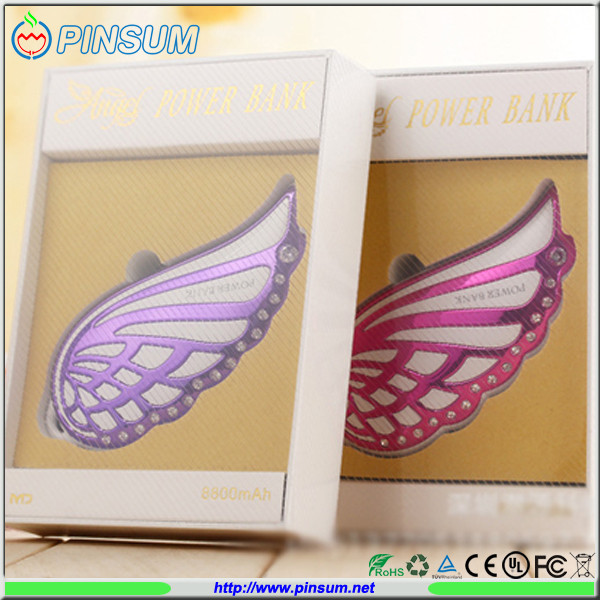 New design power bank of Angel wings