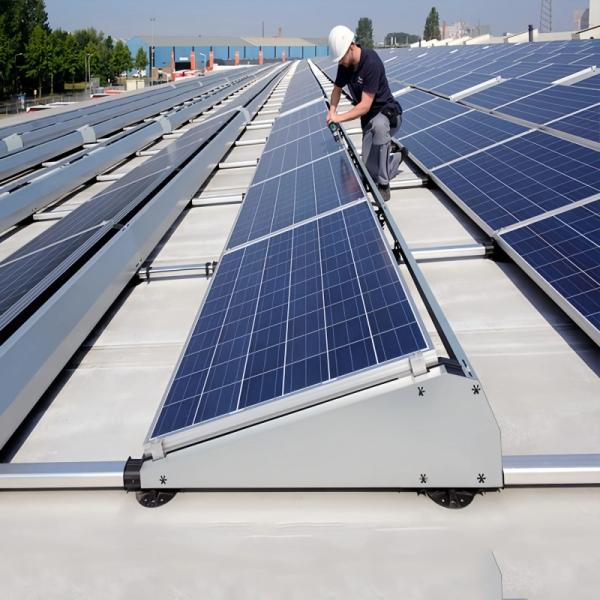 Aluminum Profile Portable Solar Mounting Brackets Triangle Set PV Solar Panel Mounting Brackets