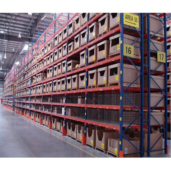 Customized Depth Adjustable Pallet Racking , Selective Steel Pallet Rack Easily Installed