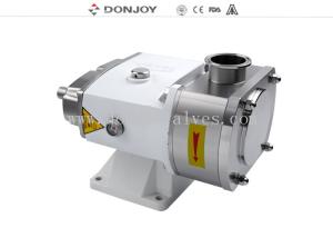 Chocolate and flow control TUL-30 bare shaft  lobe rotary pump with flush seal