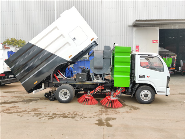 DONGFENG D6 Garbage Disposal Truck Road Sweeper Lorry 130HP Diesel Fuel Engine