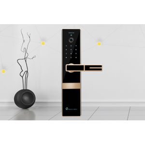 Buy cheap 304 stainless steel breathing light fingerprint digital door lock from wholesalers