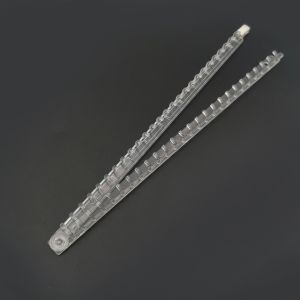 Transparent Plastic Ring Binder 20 Rings Plastic Paper Binder Lightweight