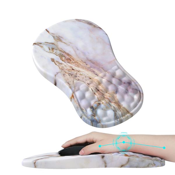Household Custom Ergonomic Mouse Pad With Wrist Support For CMYK Sublimation Printing