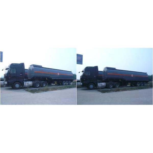 Customized Petrol Tank Semi Trailer , Gas Tank Trailer ISO Standard
