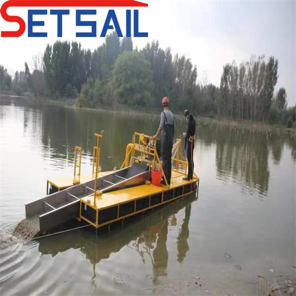 Chain Bucket River Mining Dredger for Sand Gold
