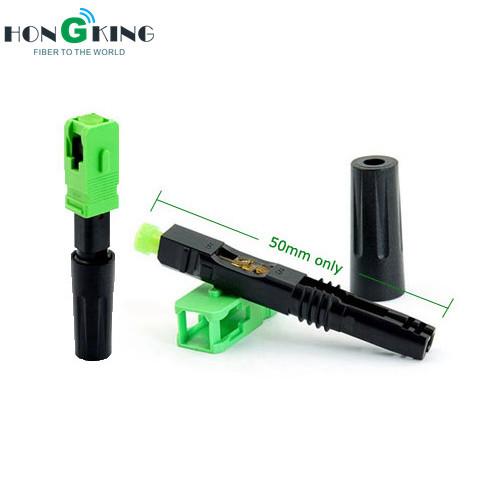 Quality Single Mode Mechanical Field Assembly SC Fast Connector Fiber Optic 50.5mm for sale