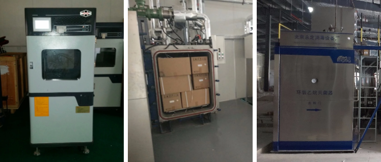 100 m3 ETO Gas Sterilizer Machine for medical supplies With sliding Doors