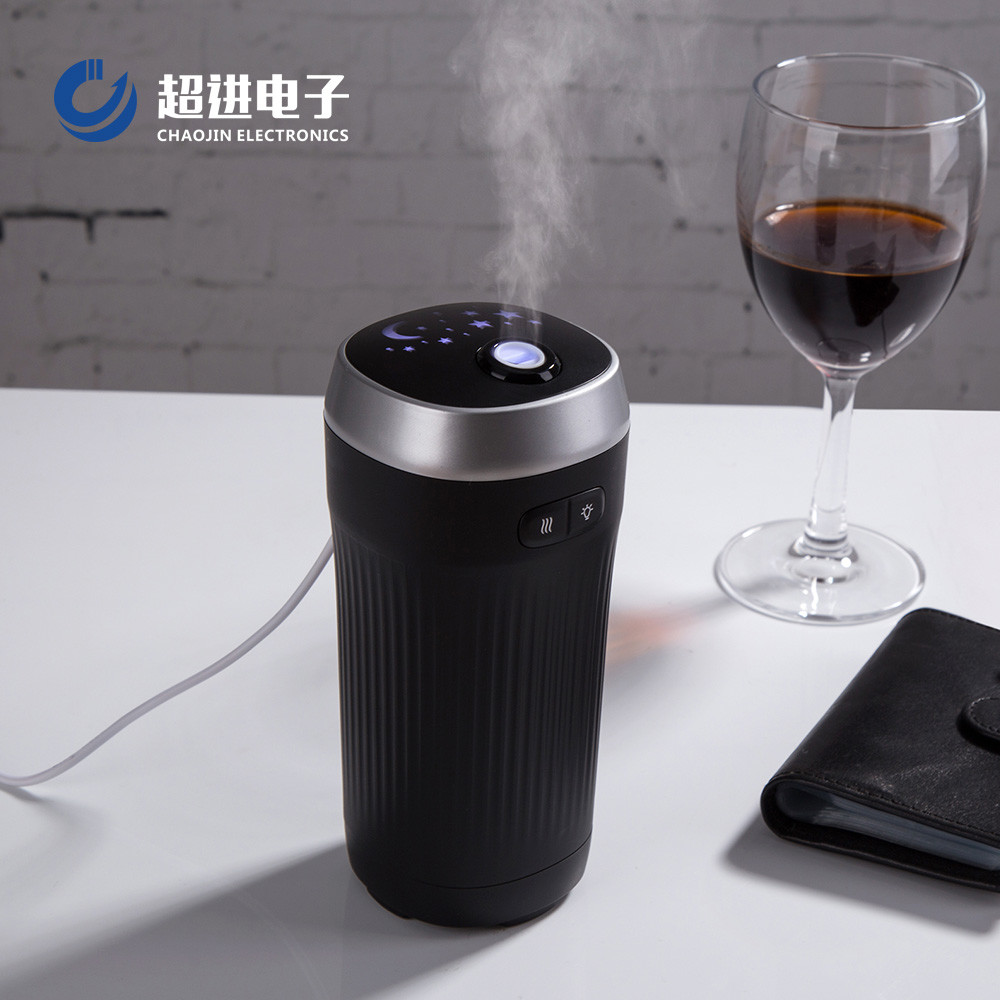 China Black USB Ultrasonic Mist 65ml Car Aromatherapy Diffuser wholesale