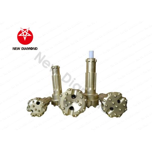 Drop Center Face DTH Button Bits Rock Drilling , Drilling Rods And Bits