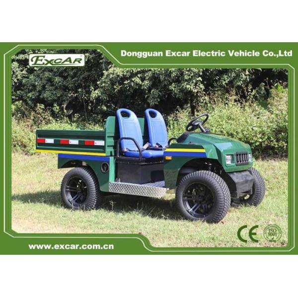 Aluminum Chassis Electric Golf Carts With Cargo Lithium Ion Battery 150ah