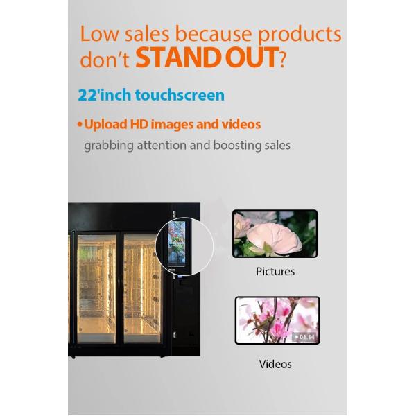 Smart Flower Vending Machine with 10 inch Touchscreen, Android 11.1 OS, and 32 Lockers for Fresh Flowers Preservation