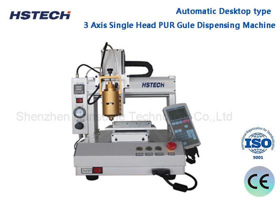 Quality 3 Axis Stepper Motor Glue Dispensing Machine Desktop Type With PUR Heating Valve for sale