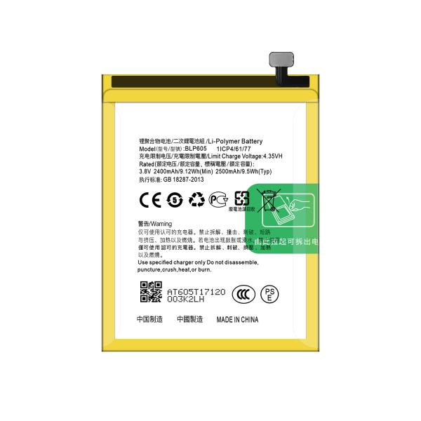 2500mah Smart Phone Batteries Ori 1 1 battery BLP605 cell for OPPO A33 Original Replacement