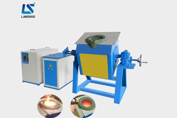 Quality Electric Induction Gold Melting Equipment , 45kw Mini Gold Melting Furnace for sale