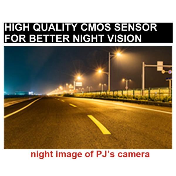 100° Horizontal Angle Reverse Parking Camera 8 Led Lights With CMOS Sensor
