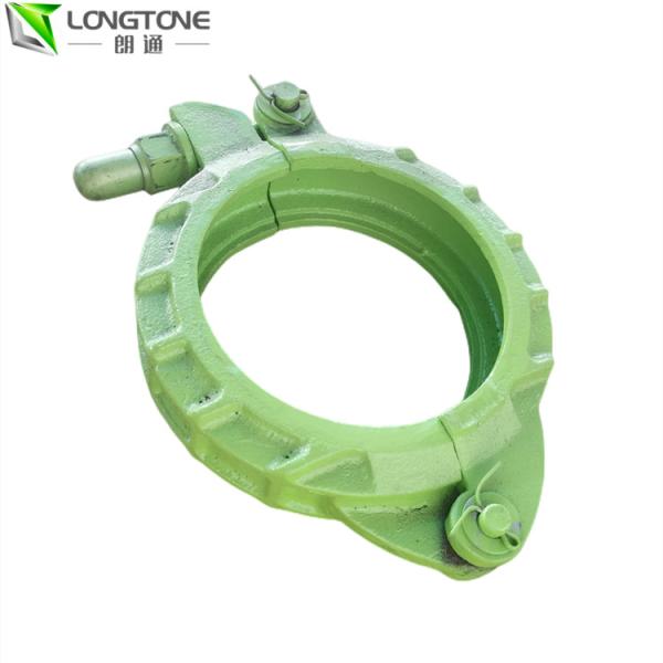 Customized Concrete Pump Clamp Coupling Snap 220 Bar Painting Surface