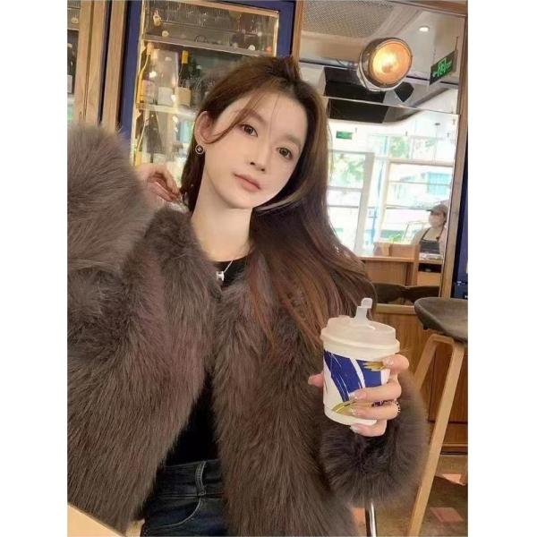 Recycled 100% Polyester Fabric 40mm Plush Thick Faux Fur Toka Fur Suede Composite Fabric Clothing Women's Clothing Bag Shoes