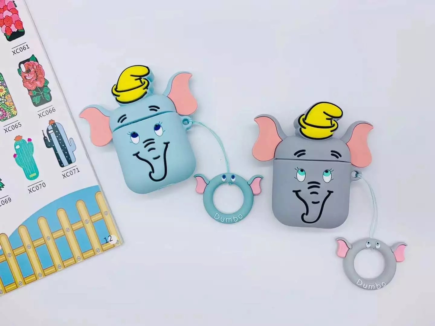 2019 new products cartoon silicone case for air-pods Protective Cover for Air-pods earbuds headset Case