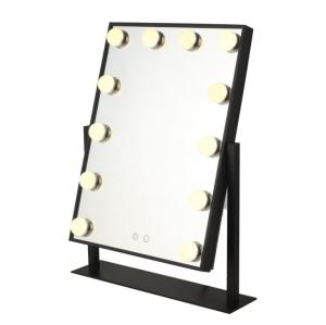 Energy Saving Led MakeUp Mirror With Bulb Light  Desktop Illuminated Dressing Table Mirror