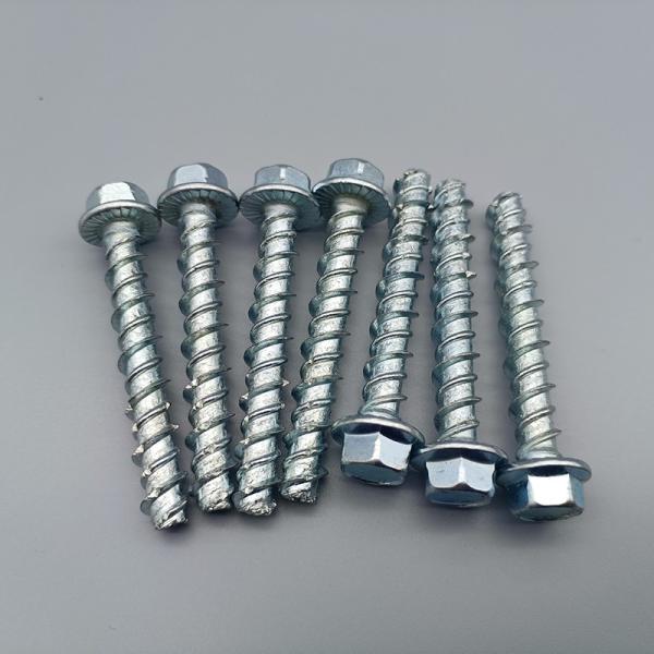 Heavy Duty Hex Flange Concrete Screw Anchor Bolts Hardwares
