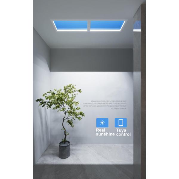 2x2 Slim Square Led Sky Ceiling Panel 220V Artificial Daylight Blue Sky Light Dali 1V-10V