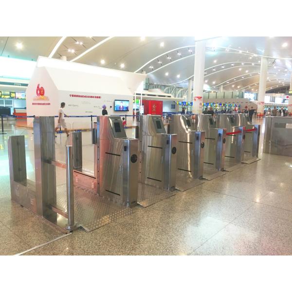Office Intelligent Swing Pedestrian Barrier Gate Turnstile Access Control System