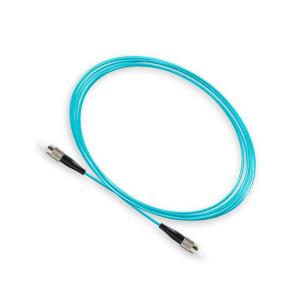 China OM3 Multimode Simplex Patch Cord FC Aqua LSZH Easy Installation wholesale