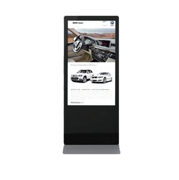 65 Inch Floor Standing Digital Signage Display 178 Degrees FCC Approval