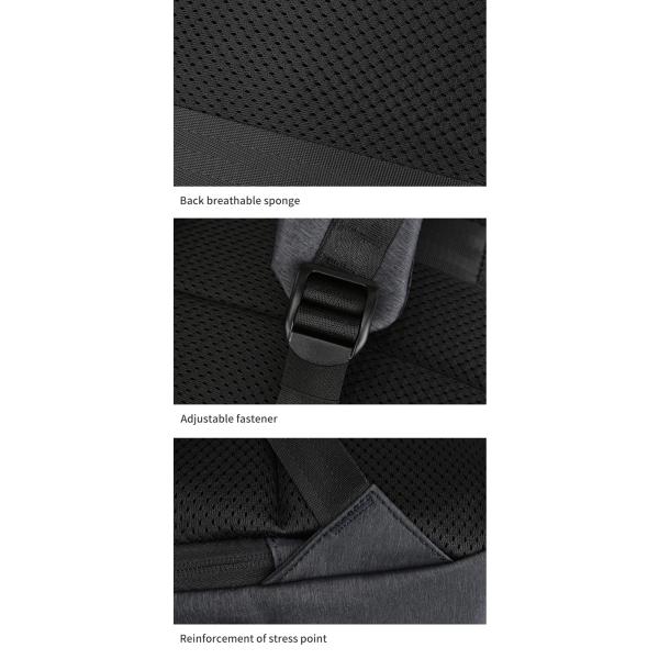 Factory hot sale OEM custom logo men school waterproof business bag travel USB Laptop Backpack