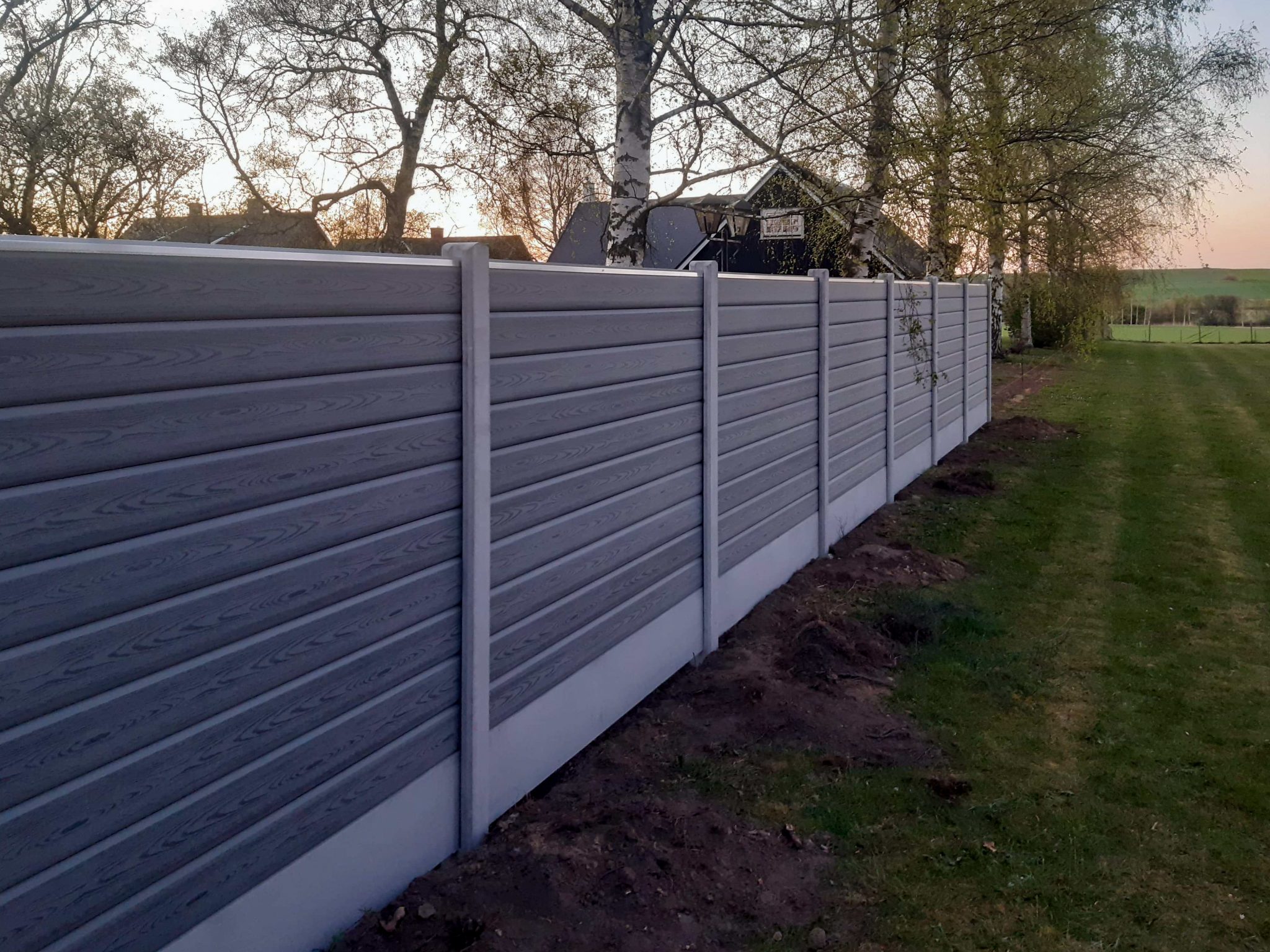 3D Embossed WPC Fence Outdoor Exterior Decking For Garden Balcony