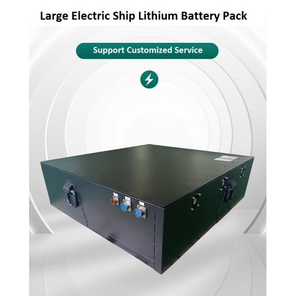 LiFePO4 Electric Boat Ship Tractor Lithium Battery Packs Prismatic Lithium Ion LFP IP67 320V 80AH 100AH 200AH