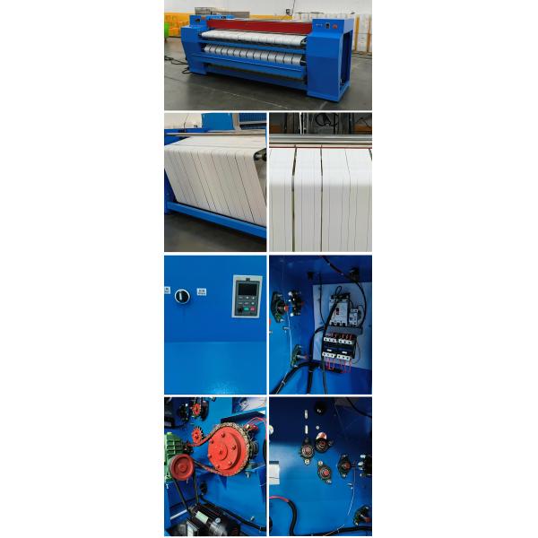Professional Steam Ironer Commercial Laundry Press Machine for Large Fabrics Ironing Equipment