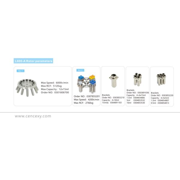 Cence L600-A Low Speed Centrifuge 6000rpm 5120xg 16x15ml
