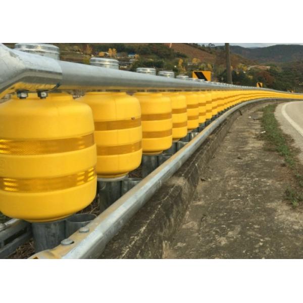 KSI Type Highway Anti - Collision Safety Rolling Barrier / Safety Rolling Guardrail