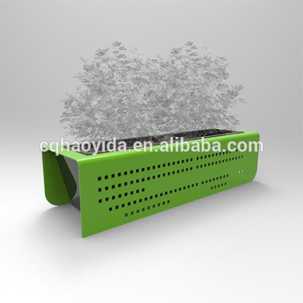 Waterproof L1490xW500xH400mm Garden Metal Flower Pots