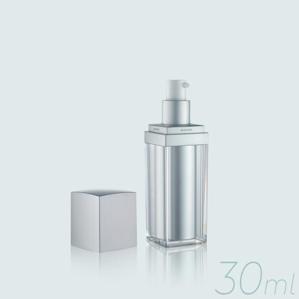 Square Shape Airless Bottles Skin Care Cosmetic Wholesale GR222A 15/30/50ML