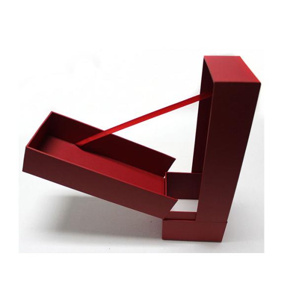 Quality Personalized Wine Packaging Boxes With Luxury PU Leather Logo Printable for sale