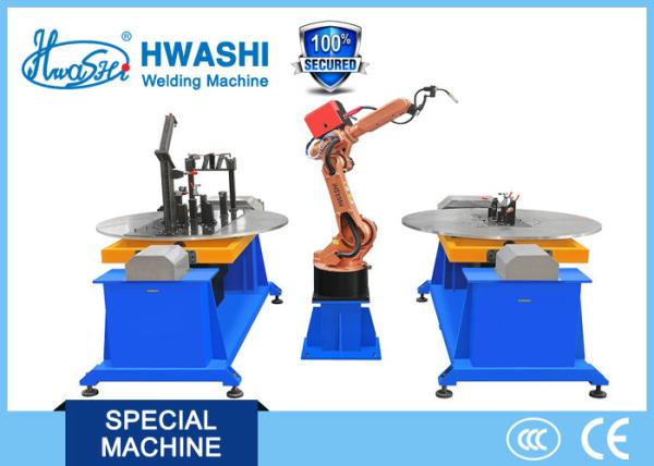 Quality 6 Axis Bicycle Frame MIG Welding Robot with Automatic Rotating Positioner for sale