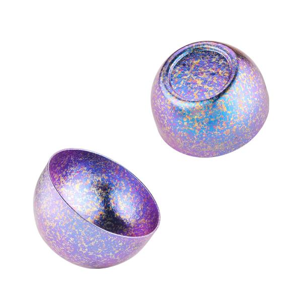 Double Wall Titanium Tea Cup With Heat Insulation High Strength 32mm X 59mm